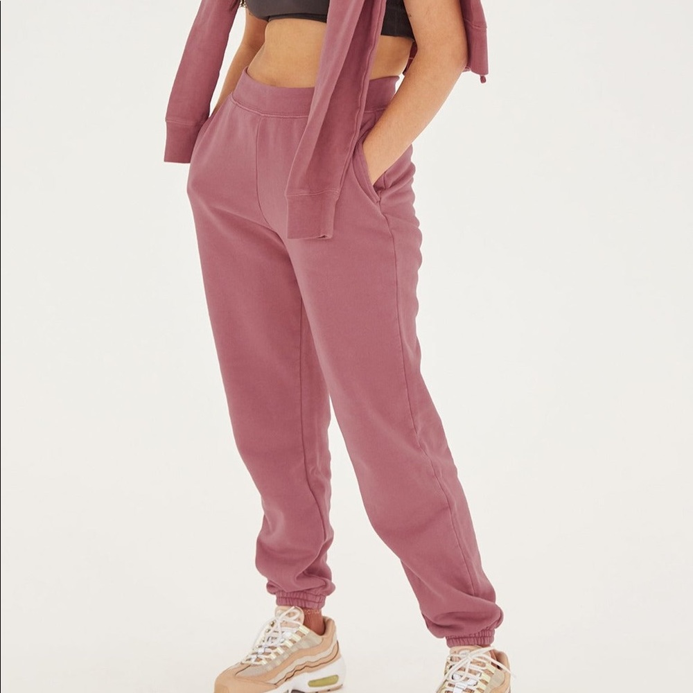 Girlfriend Collective Mauve 50/50 Classic Jogger Size Medium